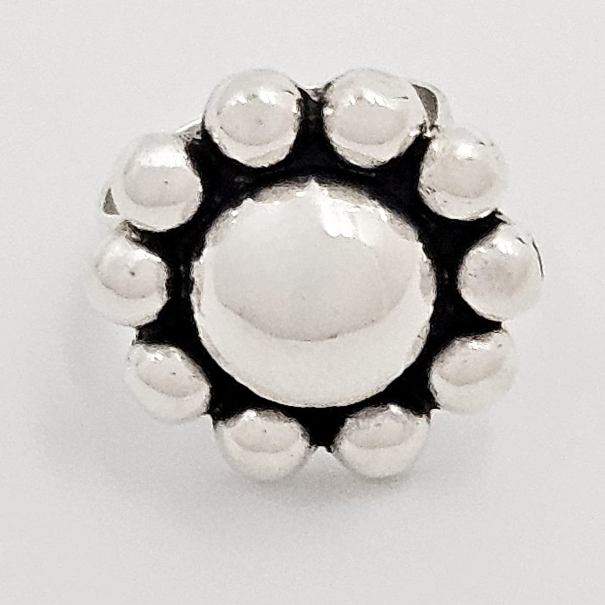 Jorge Chato Castillo Taxco Jewelry Rare Taxco Designer Jorge Chato Castillo 980 Sterling Flower Ring C. 1940&