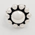 Jorge Chato Castillo Taxco Jewelry Rare Taxco Designer Jorge Chato Castillo 980 Sterling Flower Ring C. 1940&
