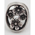 Jorma Laine Turun Hopea Finland Jewelry Rare Jorma Laine for Turun Hopea Finland Silver 3-D Flower Ring Circa 1976