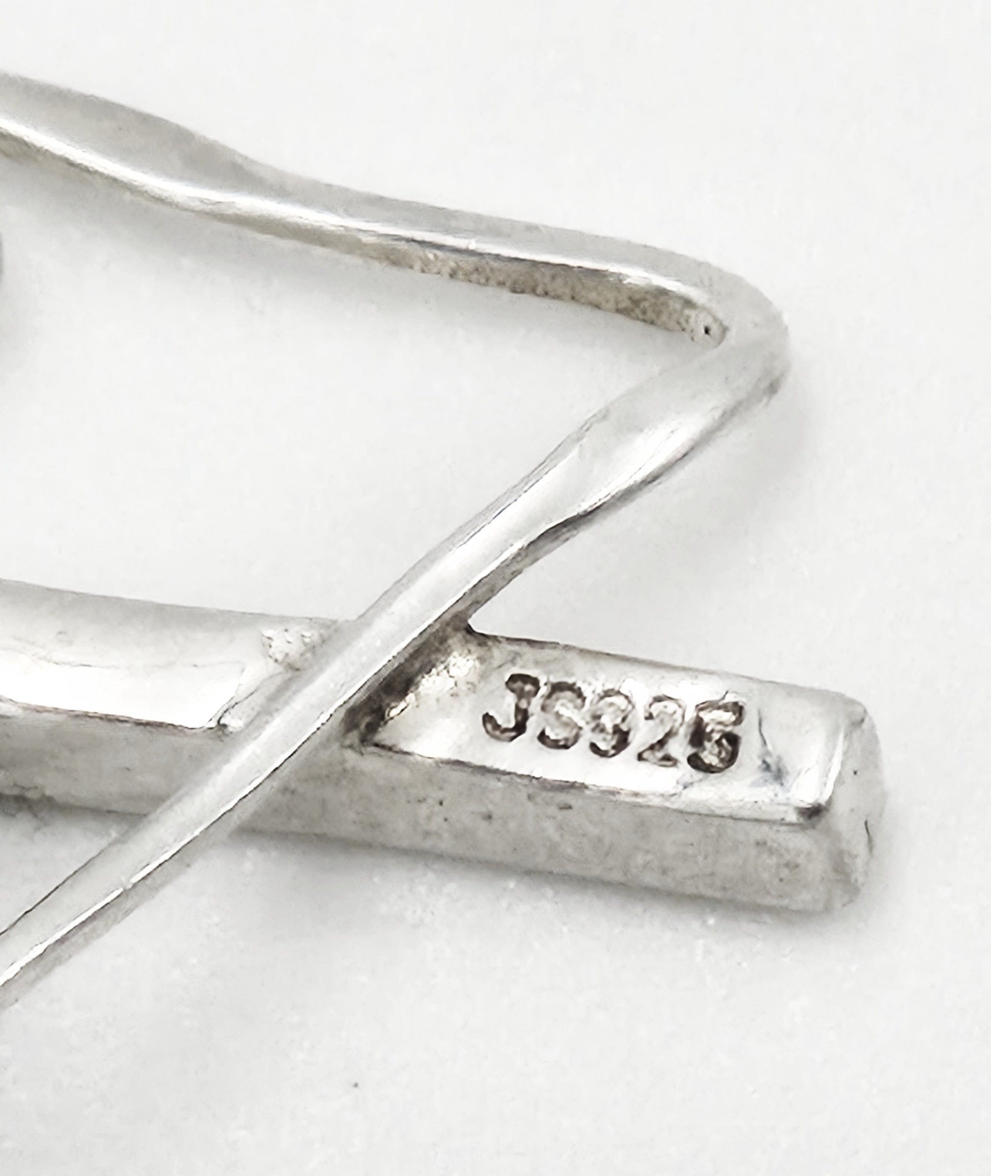 Julie Sandlau Jewelry Denmark Julie Sandlau Retired Modernist Abstract Sterling Necklace