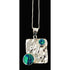 Julie Sandlau Jewelry Vintage/Retired Denmark Julie Sandlau Modernist Sterling + Fire Opal Necklace