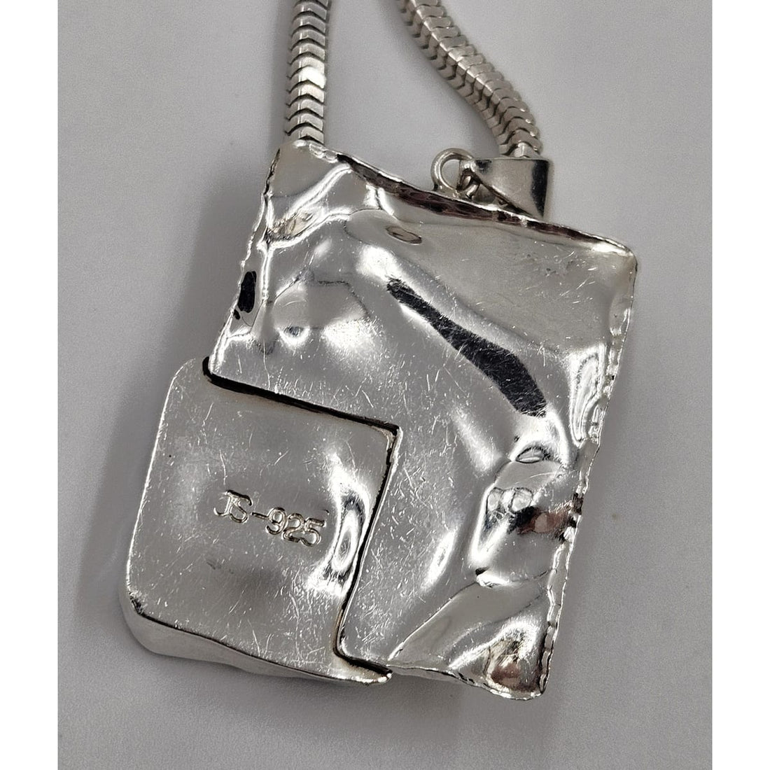 Julie Sandlau Jewelry Vintage/Retired Denmark Julie Sandlau Modernist Sterling Mabe Pearl Necklace