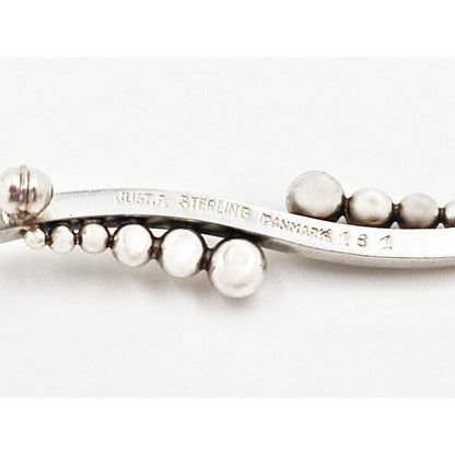 Just A Denmark Jewelry Just Andersen Just A Danmark Modernist Sterling Brooch 