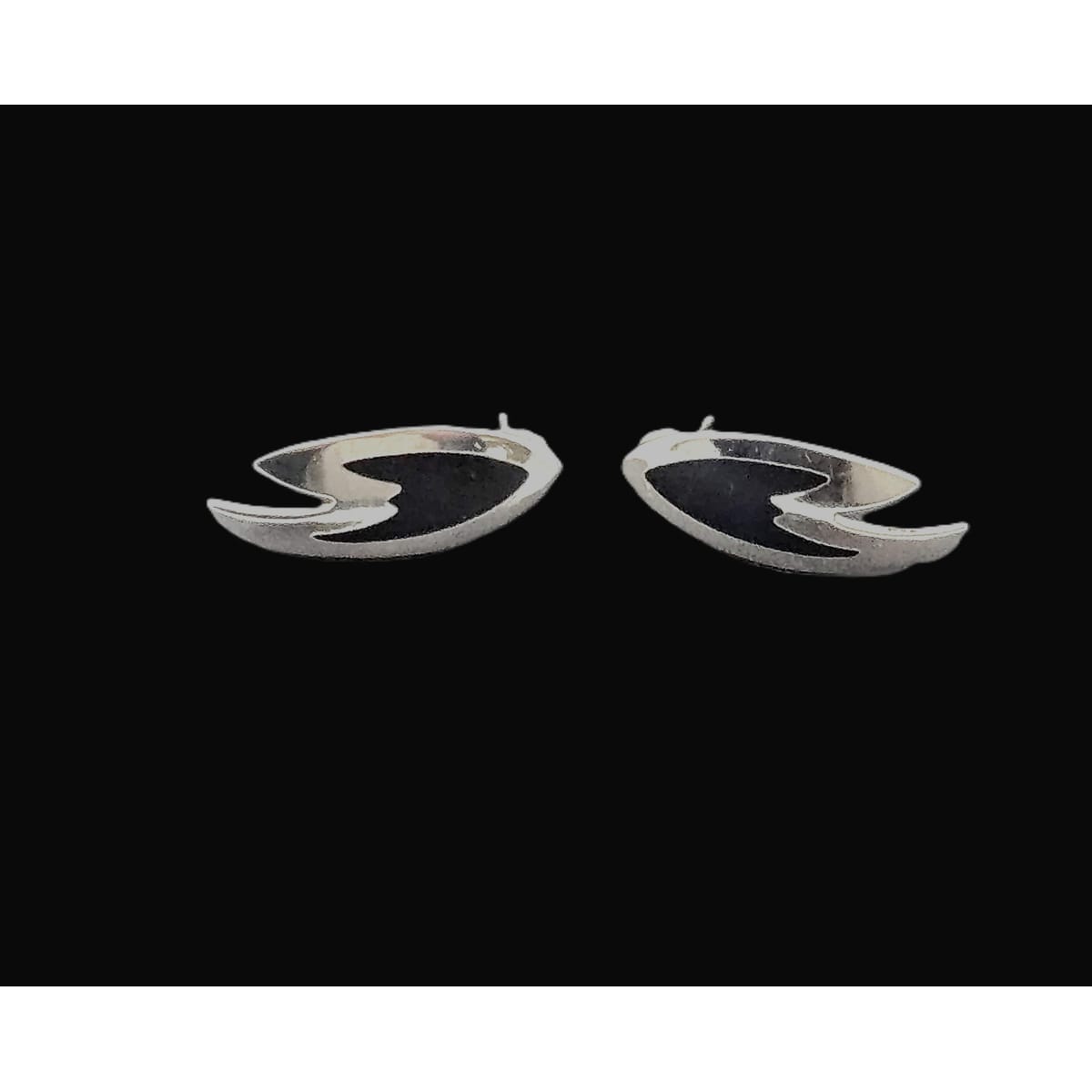 Kai Ehrling Feiling Jewelry Kai Ehrling Feiling Denmark Sterling Enamel Mod Atomic Earrings Circa 50s-60s
