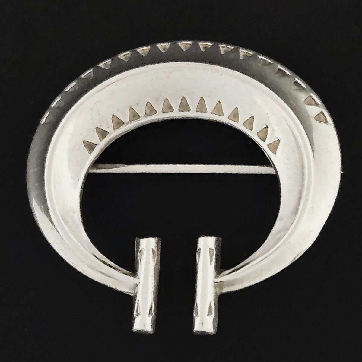 Kalevala Koru Jewelry Kalevala Koru Finland Sterling Silver Scandinavian Viking Brooch Circa 1968