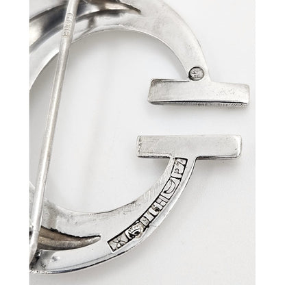 Kalevala Koru Jewelry Kalevala Koru Finland Sterling Silver Scandinavian Viking Brooch Circa 1968