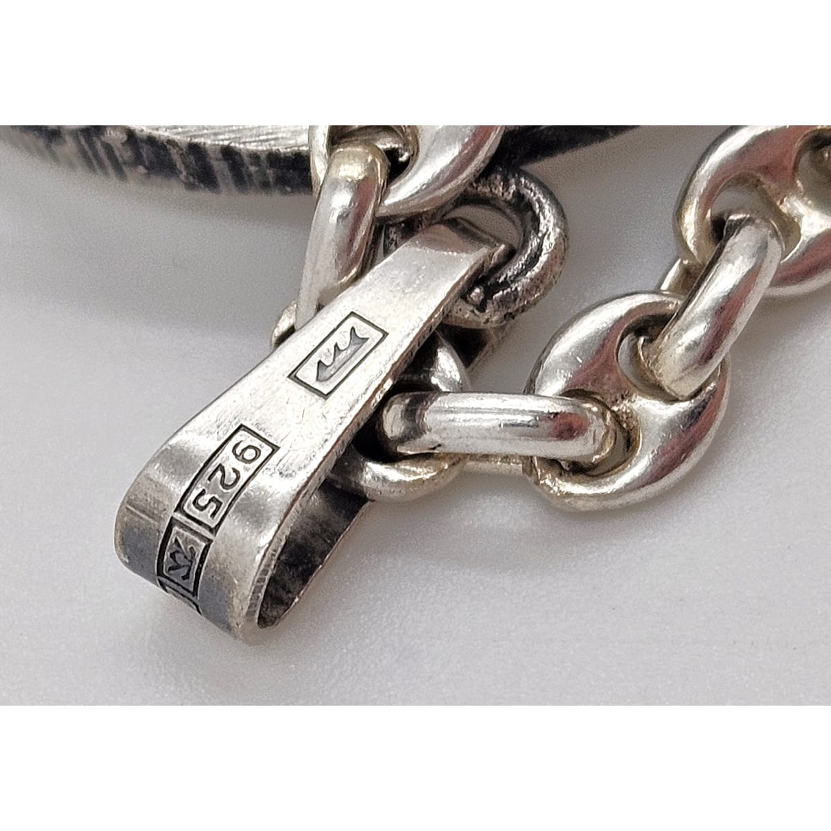 Karl Laine Jewelry Finnish Designer Karl LAINE Modernist Sterling Pendant Necklace 1973