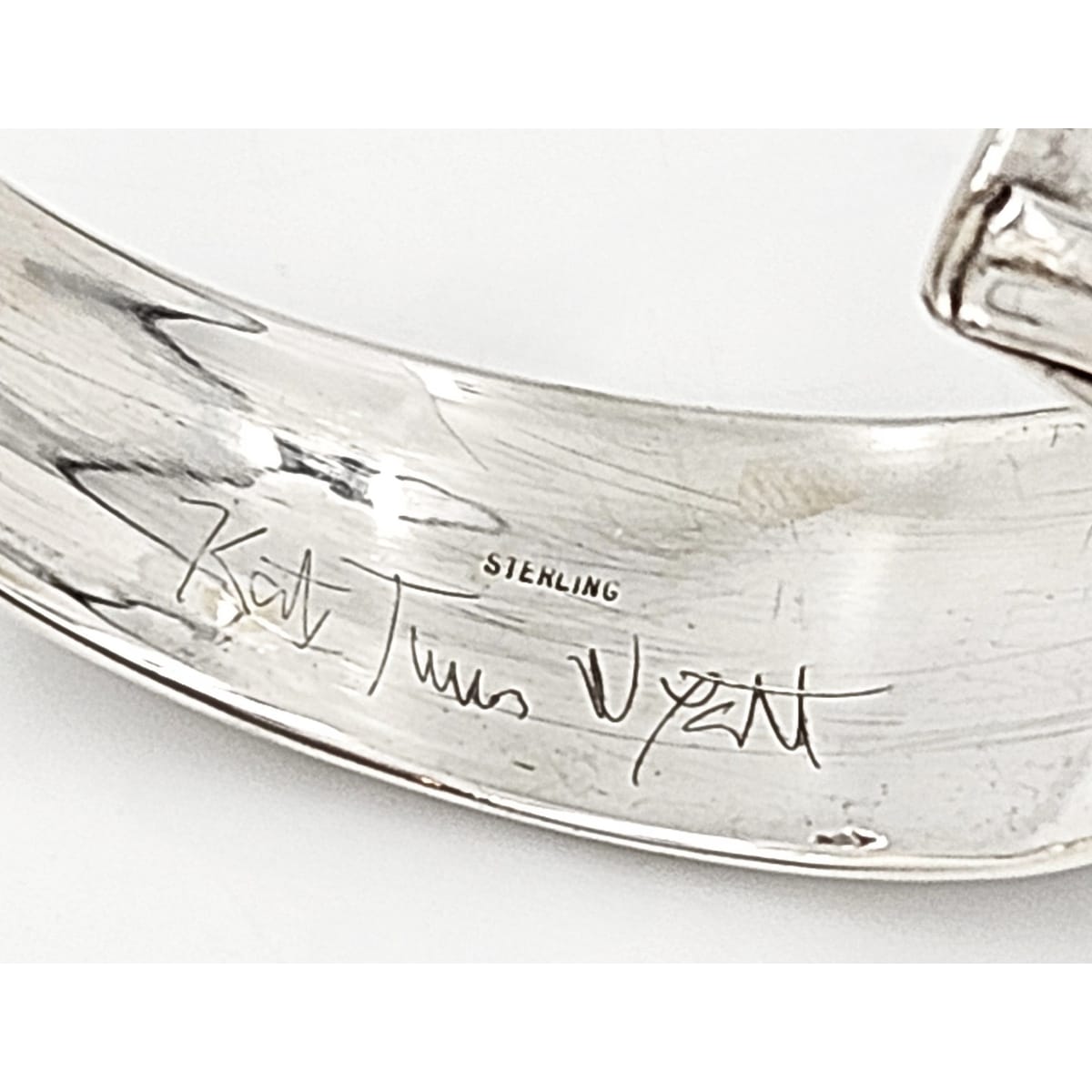 Katz Turner Wyatt Jewelry Designer Katz Turner Wyatt Sterling &amp; Enamel Bracelet &amp; Earring Set