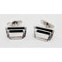 Krogmar Denmark Jewelry Willy H Jacob Krogmar Denmark Modernist Sterling Cufflinks Circa 1950s RARE