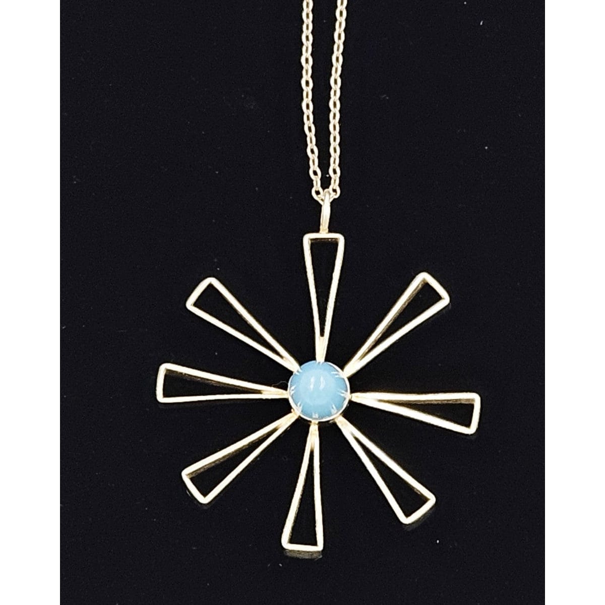 Kultaseppa Salovaara Jewelry Sterling Abstract Modernist 3-D Pendant Necklace Kultaseppa Salovaara Finland 1960s