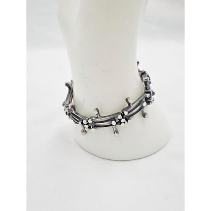 Kultateollisuus Ky Jewelry Finland Kultateollisuus Ky Jorma Laine Mod Brutalist Sterling Bracelet 1967