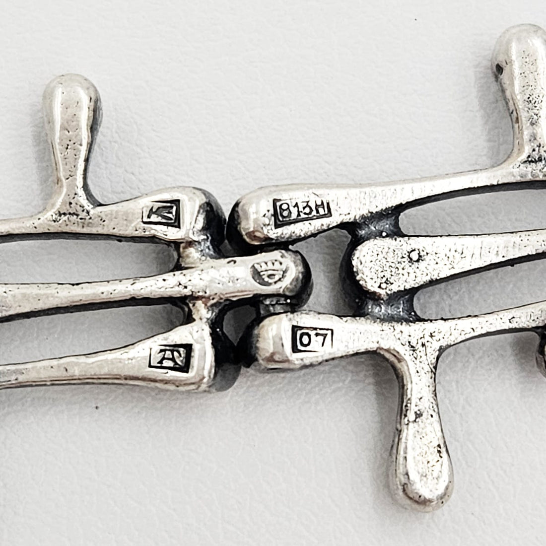 Kultateollisuus Ky Jewelry Finland Kultateollisuus Ky Jorma Laine Mod Brutalist Sterling Panel Bracelet 1967
