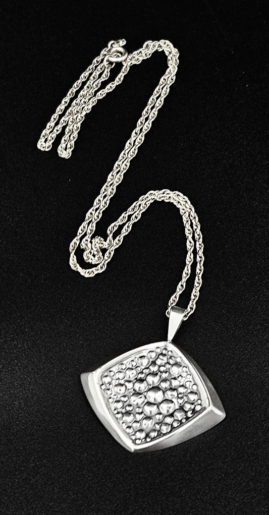 Kupittaan Kulta Jewelry Finland Elis Kauppi Kupittaan Kulta Modernist Bubbles Sterling Necklace