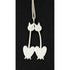 Kupittaan Kulta Jewelry Finland Elis Kauppi Kupittaan Kulta Modernist Love Cats Sterling Necklace 1990