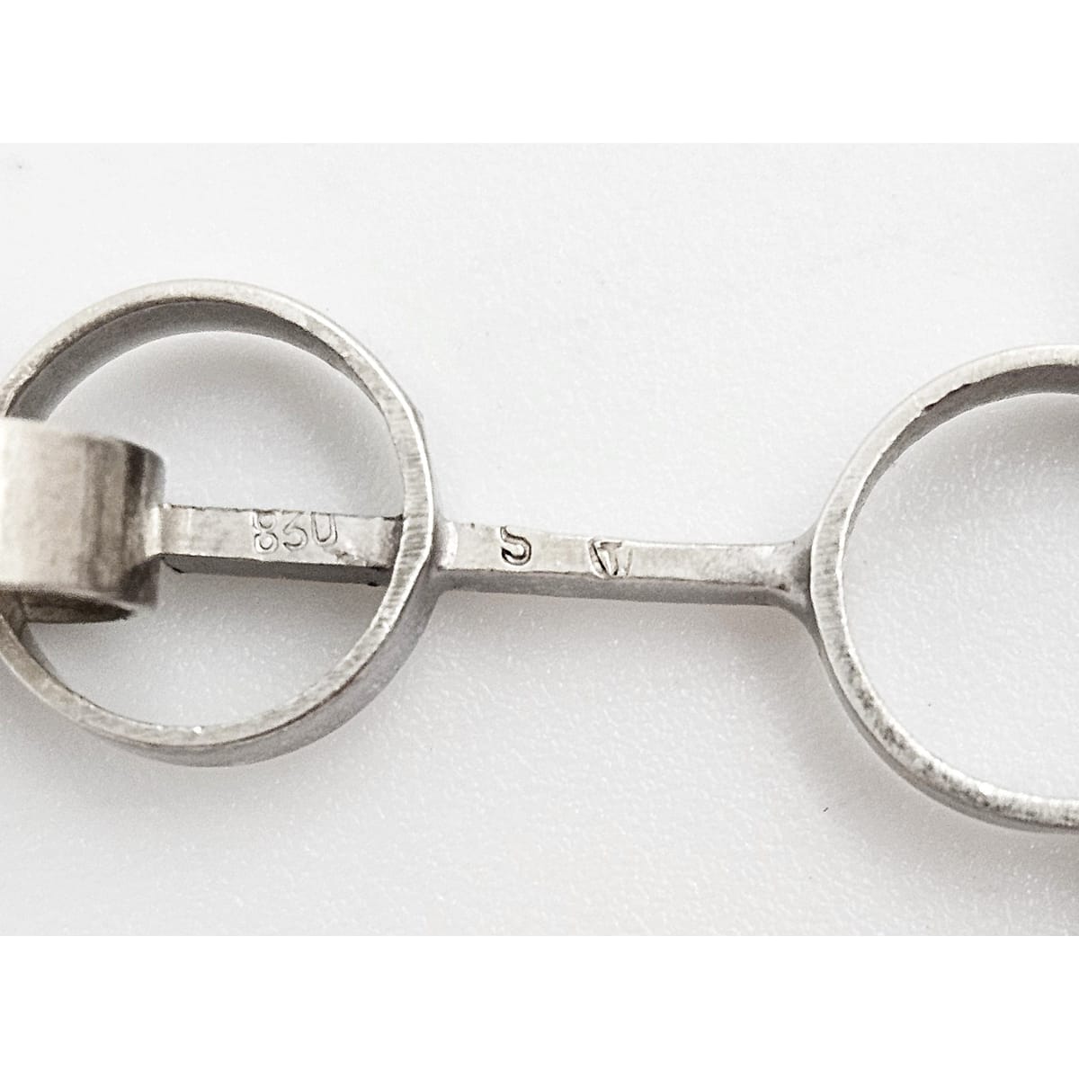 Kupittaan Kulta Jewelry Thune Norway Sterling Silver Modernist Kinetic Sterling Necklace