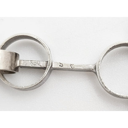 Kupittaan Kulta Jewelry Thune Norway Sterling Silver Modernist Kinetic Sterling Necklace
