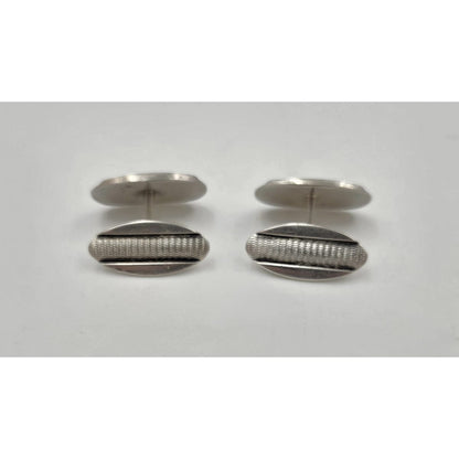 Laurits Nørgåard Jewelry Laurits Nørgåard Denmark Sterling Silver Modernist Cufflinks Circa 1920/30&