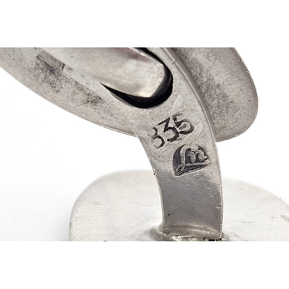 Laurits Nørgåard Jewelry Laurits Nørgåard Denmark Sterling Silver Modernist Cufflinks Circa 1920/30&