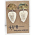 Lesley Aine McKeown Jewelry Designer Lesley Aine McKeown Sterling Jasper Agate Modernist Earrings NOS