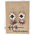 Lesley Aine McKeown Jewelry Designer Lesley Aine McKeown Sterling Modernist Earrings NOS