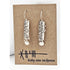 Lesley Aine McKeown Jewelry Designer Lesley Aine McKeown Sterling Modernist Earrings NOS