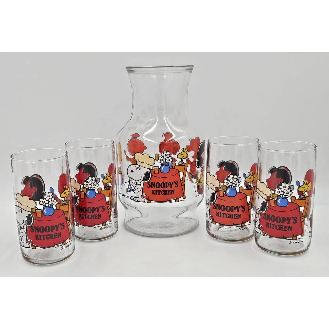 Libbey Barware UFS Charles Schultz Peanuts Snoopy&