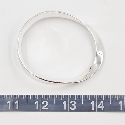 Los Ballesteros Jewelry Rare Los Ballesteros Taxco Sterling Modernist Mobius Bangle Bracelet 1950/60s