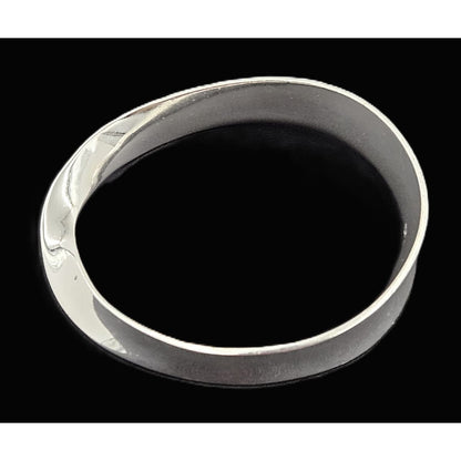 Los Ballesteros Jewelry Rare Los Ballesteros Taxco Sterling Modernist Mobius Bangle Bracelet 1950/60s