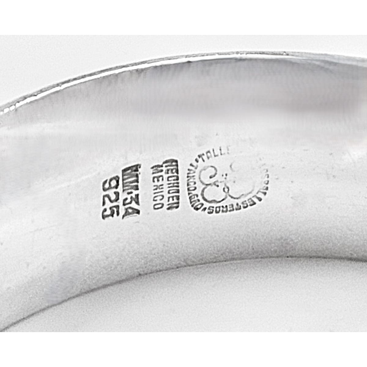 Los Ballesteros Jewelry Rare Los Ballesteros Taxco Sterling Modernist Mobius Bangle Bracelet 1950/60s