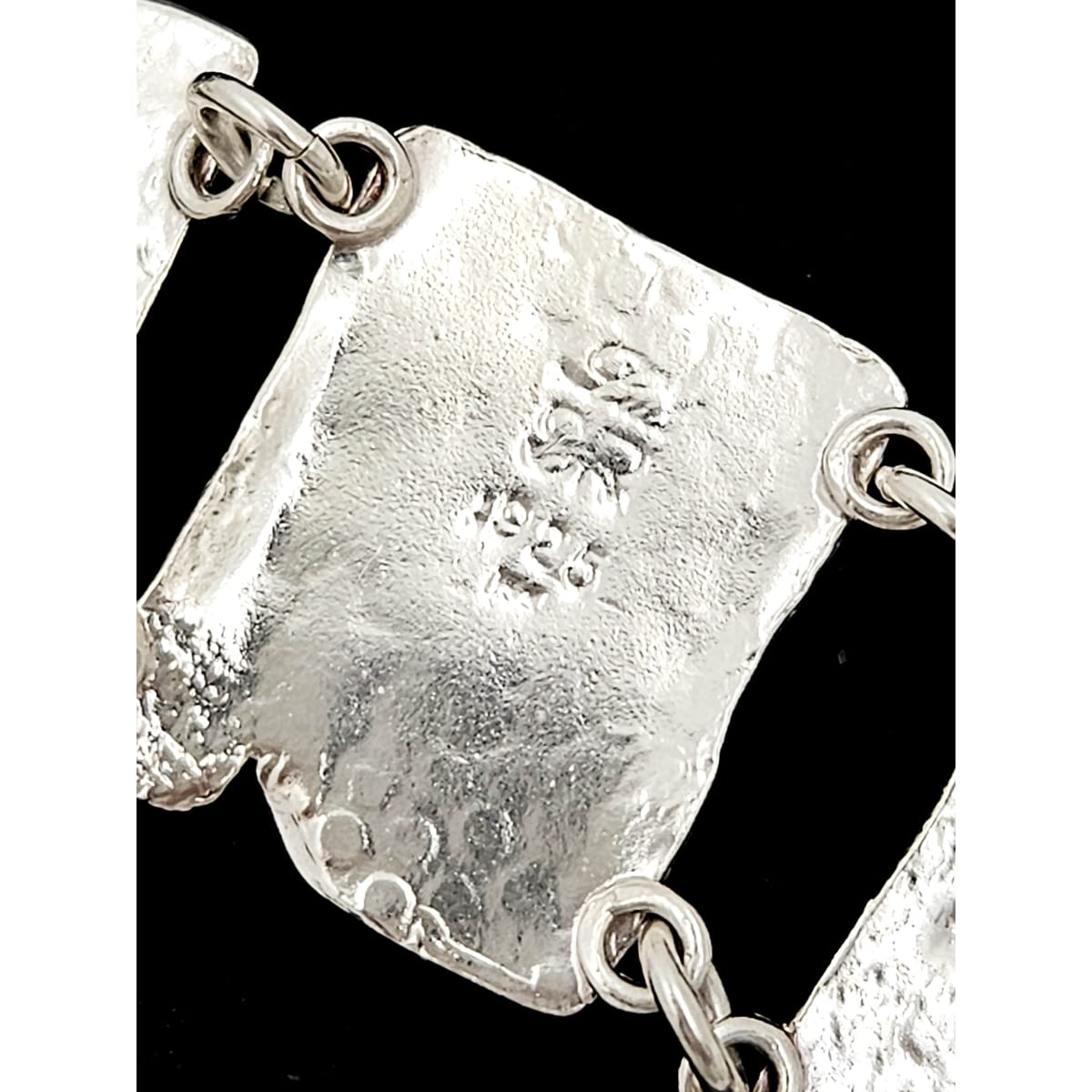 Luli Hammerstein Jewelry Luli Hammersztein Sterling Roman Glass Modernist Necklace &amp; Bracelet Set 1980s
