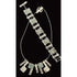 Luli Hammersztein Jewelry Luli Hammersztein Sterling Glass Abstract Modernist Necklace Bracelet Set 80s