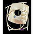 Lynda Thorp Jewelry Lynda Thorp Sterling 14K Amethyst Blue Topaz Modernist Abstract Brooch 1994