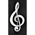 Madeline Turner Jewelry Rare Tiffany & Jensen Designer M. Turner Sterling Treble Clef Brooch C. 1950s