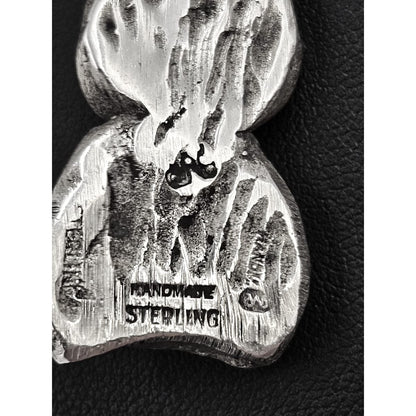 Manhattan Platinum Products Jewelry Manhattan Platinum Products Sterling Silver Owl Pendant Necklace Circa 1960&