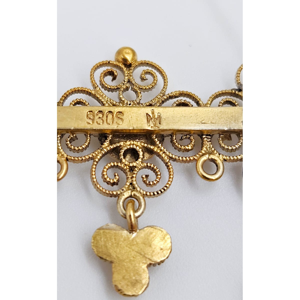 Marius Hammer Jewelry RARE 930SS Enamel Marius Hammer Norway Brooch Over 100 y/o!