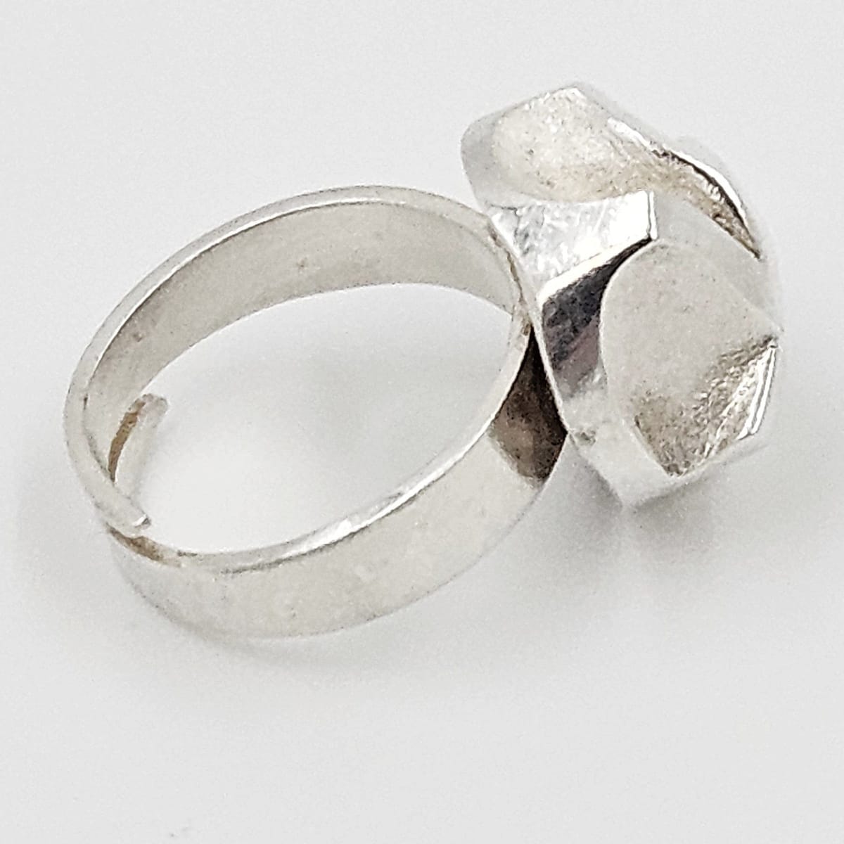 Matti J Hyvarinen - Sirokuru Jewelry Matti J Hyvärinen Sirokoru Finland Abstract Mod Sterling Silver Ring Circa
