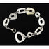 Mattioli Jewelry Mattioli Italy Sterling Artisan Signed Panel Link Bracelet