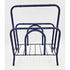 MCM Magazine Rack Magazine Rack Hollywood Regency Style Brass Crosshatch Patterned Magazine Holder Circa 1950s