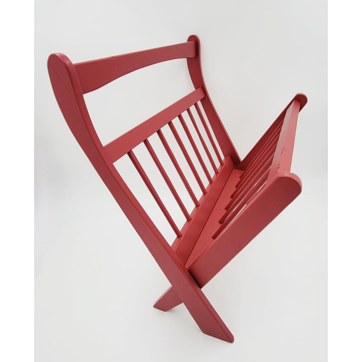 MCM Magazine Rack Magazine Rack Vintage Wooden Folding Magazine Holder