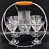MCM Martini Caddy Set Barware MCM Chrome Martini Caddy with Crystal Martini Glasses & Pitcher