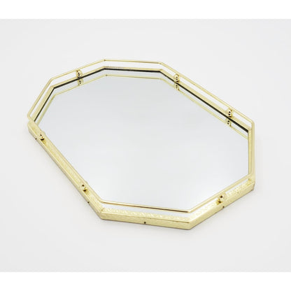 MCM Vanity Tray vanity mirror Mid Century Modern Brass and Mirror Hollywood Regency Vanity Tray 1950s