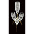 Moet Chandon Barware Rare Moët Chandon Philippe Di Meo Crystal Flutes Candelabra Stand Set 1990s