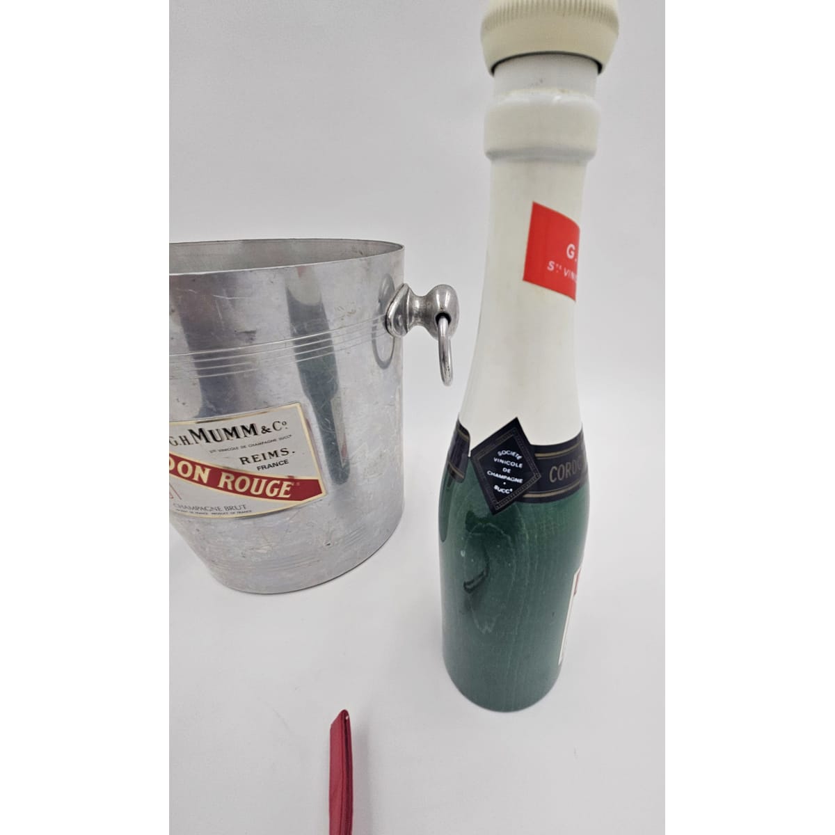 Mumm Champagne Barware MCM Mumm Champagne Ice Bucket Glassware &amp; More Lot 1