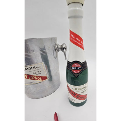 Mumm Champagne Barware MCM Mumm Champagne Ice Bucket Glassware &amp; More Lot 1