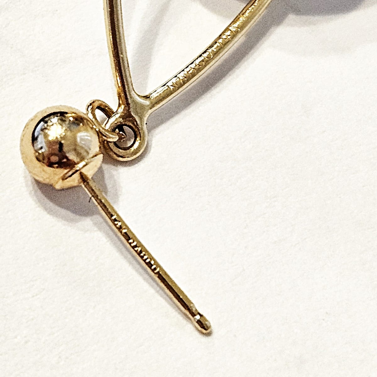 Nabco Jewelry Nabco 14k Yellow &amp; White Gold Modernist Long Drop Orbs Earrings