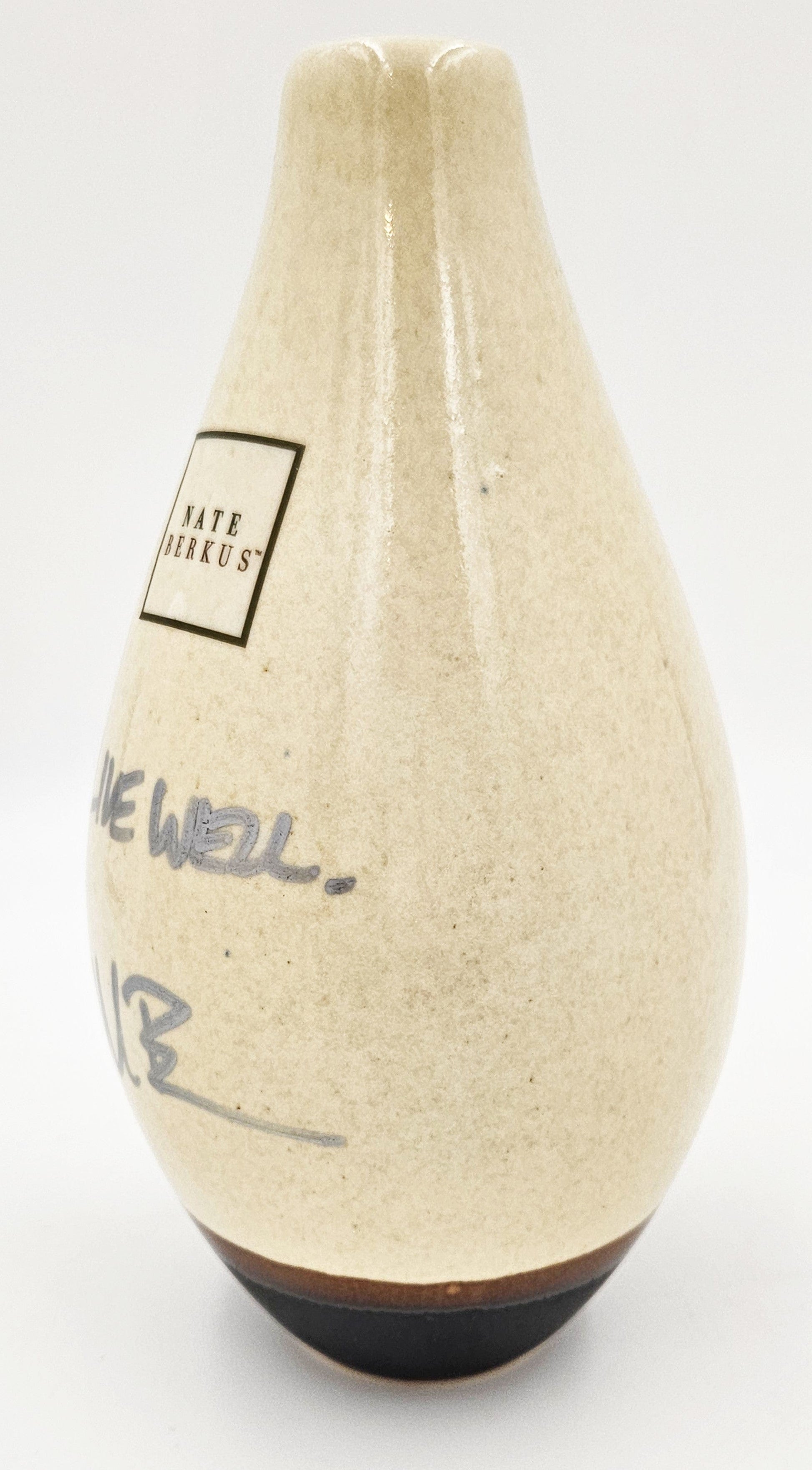 Nate Berkus Home Decor Vintage Designer Nate Berkus Autographed Bud Vase