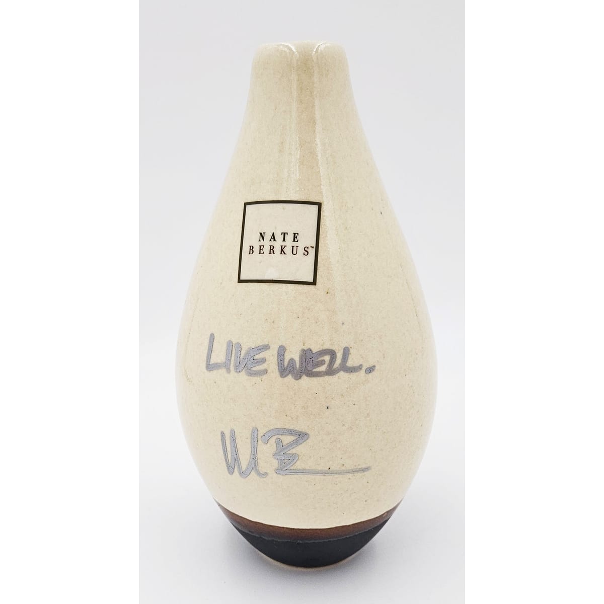 Nate Berkus Home Decor Vintage Designer Nate Berkus Autographed Bud Vase