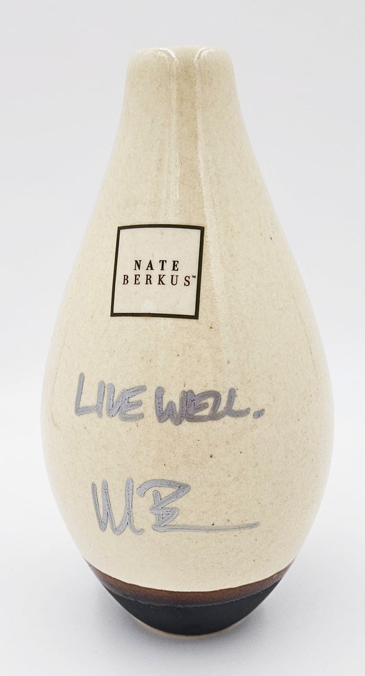 Nate Berkus Home Decor Vintage Designer Nate Berkus Autographed Bud Vase