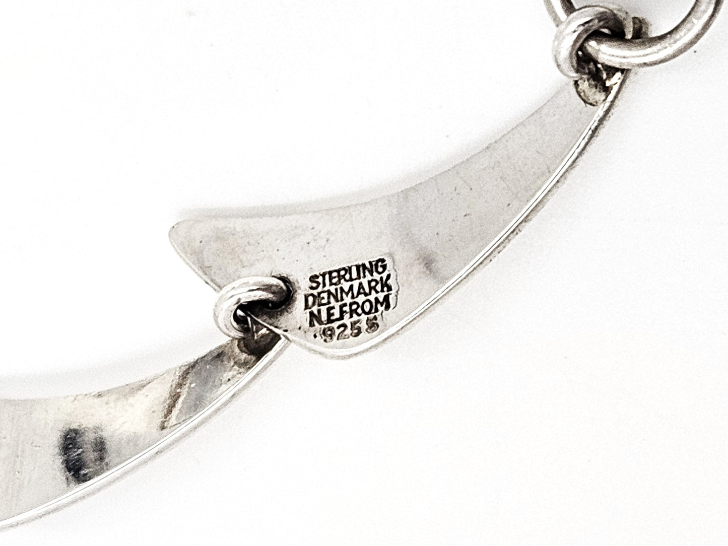 Niels Erik From Jewelry Danish Designer Niels Erik From Sterling Modernist Link Bracelet Circa 1950s