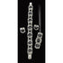 Niels Erik From Jewelry Danish NE From Sterling & Black Onyx Flora Fauna Demi Parure Set C. 1940s